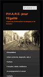 Mobile Screenshot of phare-pour-l-egalite.org